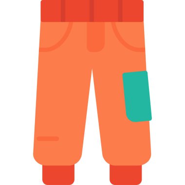 İşçi. Web simgesi basit illüstrasyon