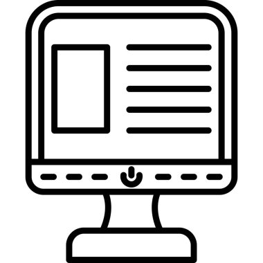 bilgisayar ekranı simgesi, özet biçimi