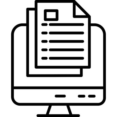 kağıt simgesi, özet biçimi olan kağıt belgesi