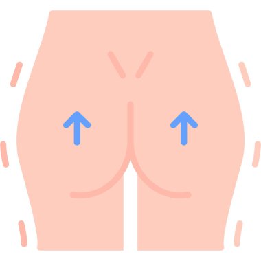 Kadın vücudu. Vektör illüstrasyonu