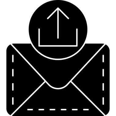 Teslimatçı kurye simgesi taslak biçimi