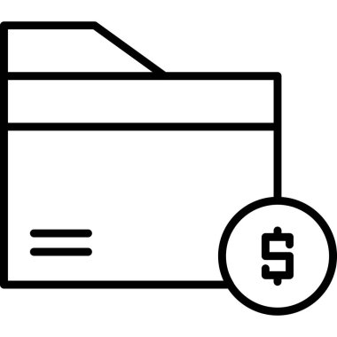 Para için. Web simgesi basit tasarım