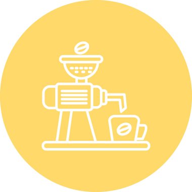 kahve ikonu vektör illüstrasyonu