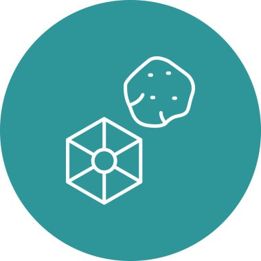 Modern simgenin vektör illüstrasyonu