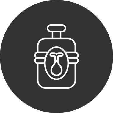 su damlası ikon vektör illüstrasyonu