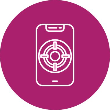 seo modern simgesinin vektör illüstrasyonu