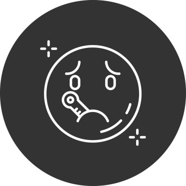 vektör emoji simgesi çizimi