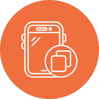 akıllı telefon simgesi vektör illüstrasyonu