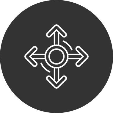 Kolayca düzenleyebilen ve düzenleyebilen Ok Vektörü simgesi