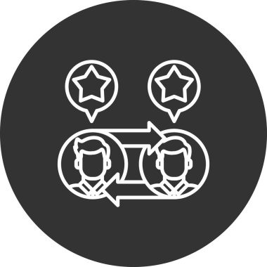 seo modern simgesinin vektör illüstrasyonu