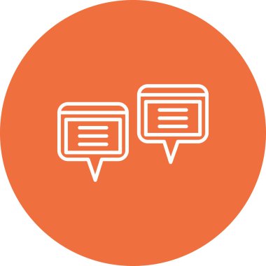 Modern simgenin vektör illüstrasyonu