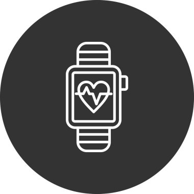 smartwatch simge vektör çizimi
