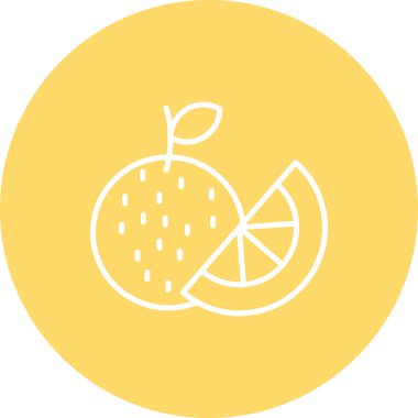 meyve vektörü illüstrasyonu modern basit simge