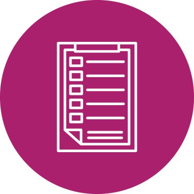 Dosya simgesinin vektör illüstrasyonu