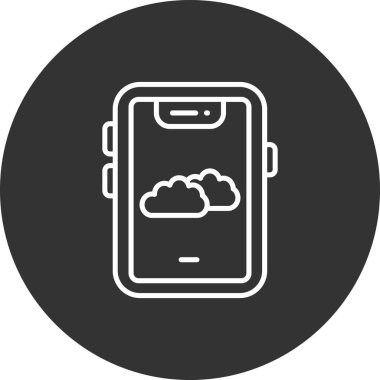 bulut hesaplama vektörü sembol tasarımı