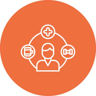 Doktor Simge vektör illüstrasyonu