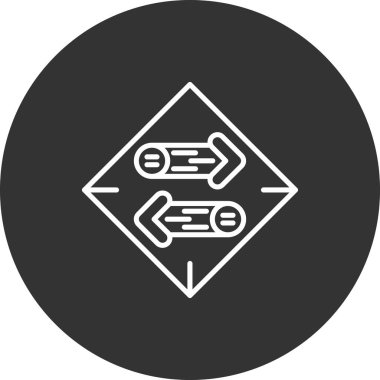 Modern eğitim ikonunun vektör illüstrasyonu