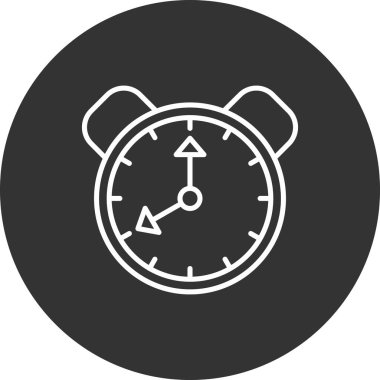 Alarm saat vektör simgesi kolayca düzenlenebilir ya da düzenlenebilir