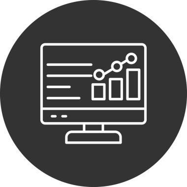 seo modern simgesinin vektör illüstrasyonu