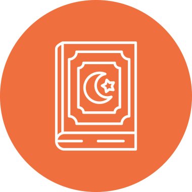 İslam bayrağının modern simgesinin vektör illüstrasyonu