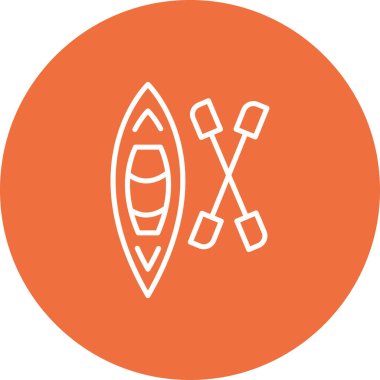 Tek bir simgenin vektör illüstrasyonu