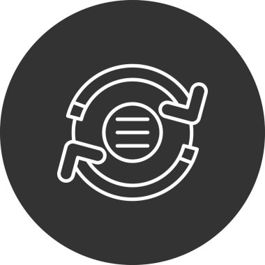 seo modern simgesinin vektör illüstrasyonu