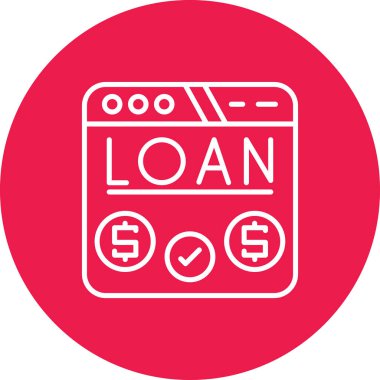 Krean simgesi vektör illüstrasyonu