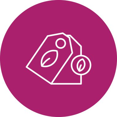 Kağıt yaprağının eşsiz dairesel vektör simgesi