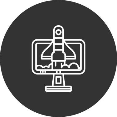 seo modern simgesinin vektör illüstrasyonu