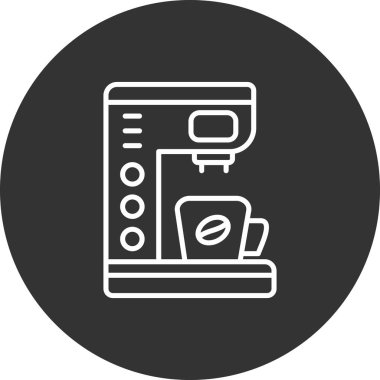 Vektör kahve makinesi ICO