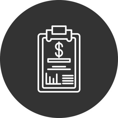 belge simgesi vektör illüstrasyonu