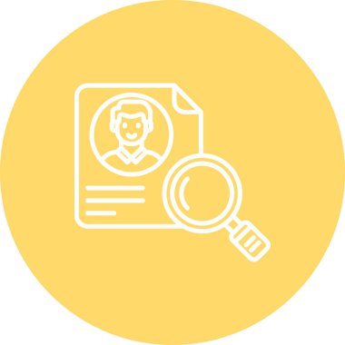 Arama vektörü resimleme tasarımı