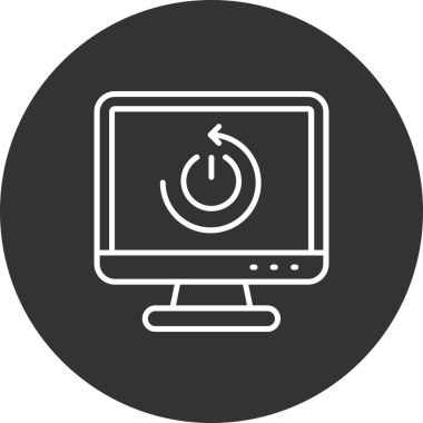 Moda biçimi arka planında bilgisayar izleme simgesi