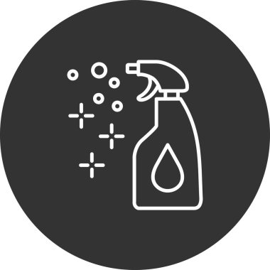 Temizleme simgesinin vektör illüstrasyonu