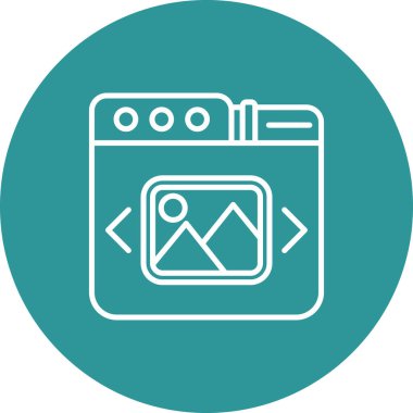 seo modern simgesinin vektör illüstrasyonu