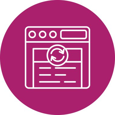 Vektör illüstrasyonu, silo simgesi tasarımı