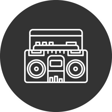 Modern simgenin vektör illüstrasyonu