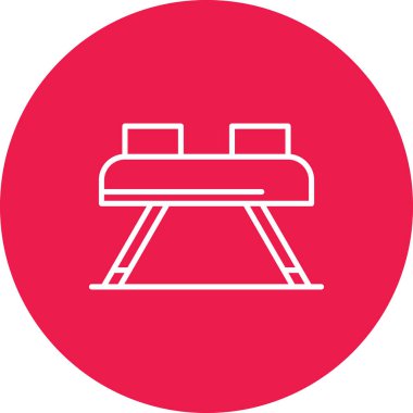 Yapı vincinin vektör simgesi