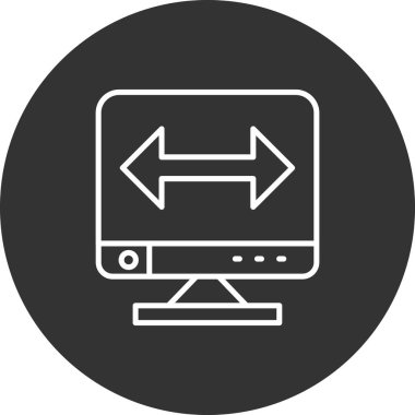 Web simgesi, vektör illüstrasyonu