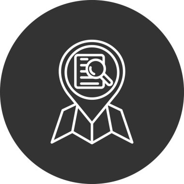 seo modern simgesinin vektör illüstrasyonu