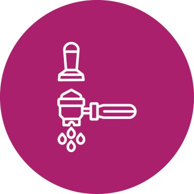 Su bırakma simgesinin illüstrasyon vektörü grafiği