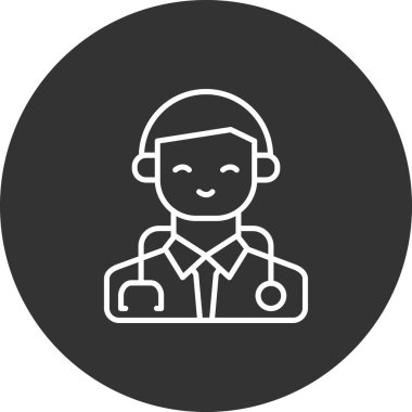 Modern simgenin vektör illüstrasyonu