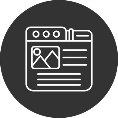 seo modern simgesinin vektör illüstrasyonu