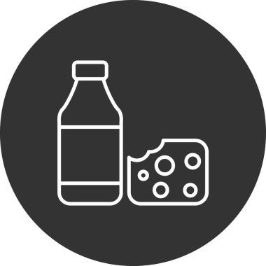 Gıda simgesinin vektör illüstrasyonu