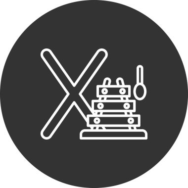 Modern simgenin vektör illüstrasyonu