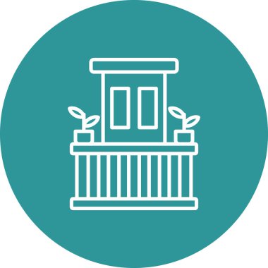 sütun simgesi çizimi