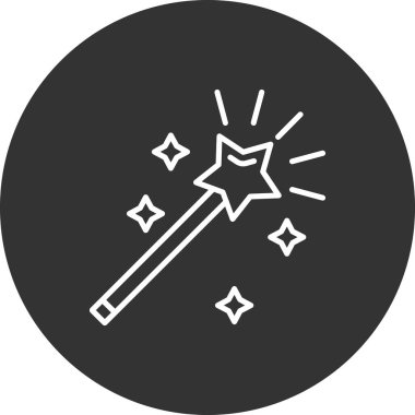 sihirli değnek vektör çizim