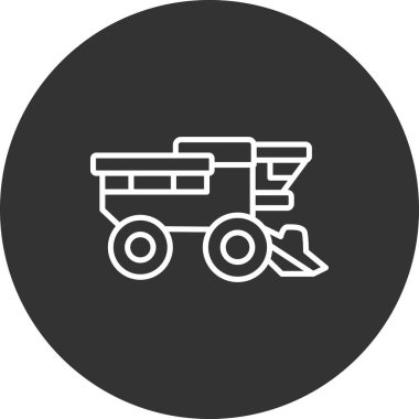 Çiftlik simgesinin vektör illüstrasyonu