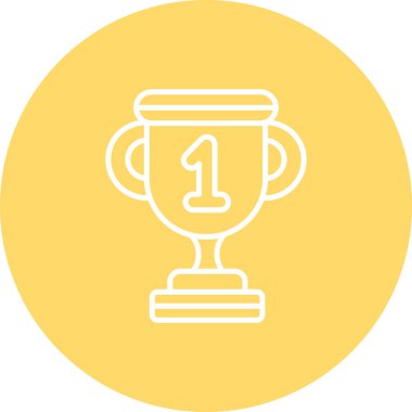 kupa simgesi, vektör illüstrasyonu