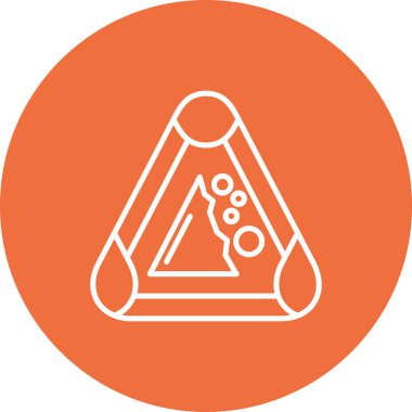 güzel ve modern çizgi vektör simgesi